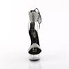 Pleaser - DELIGHT627RS Sandale à bride à la cheville - Noir/Transparent Product image